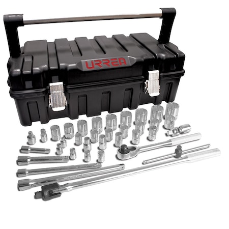 Urrea Combination drive sets of 37 PC in plastic box 5254P36